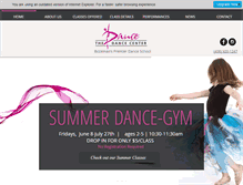 Tablet Screenshot of dancebozeman.com